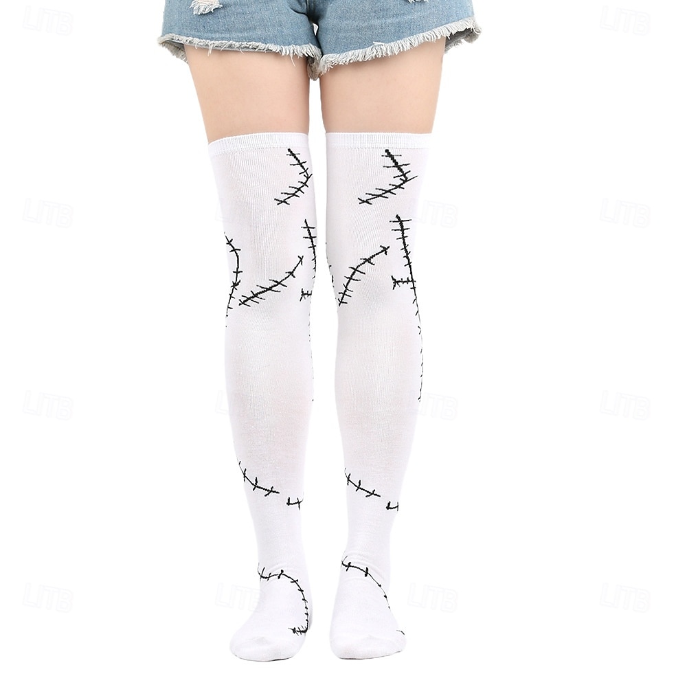 Sally Gloves Accessories Set Socks The Nightmare Before Christmas Horror Scary Costume Adults' Women's Halloween Carnival Party Performance Easy Halloween Costumes Dress Up 2026 - $13.99 –P7