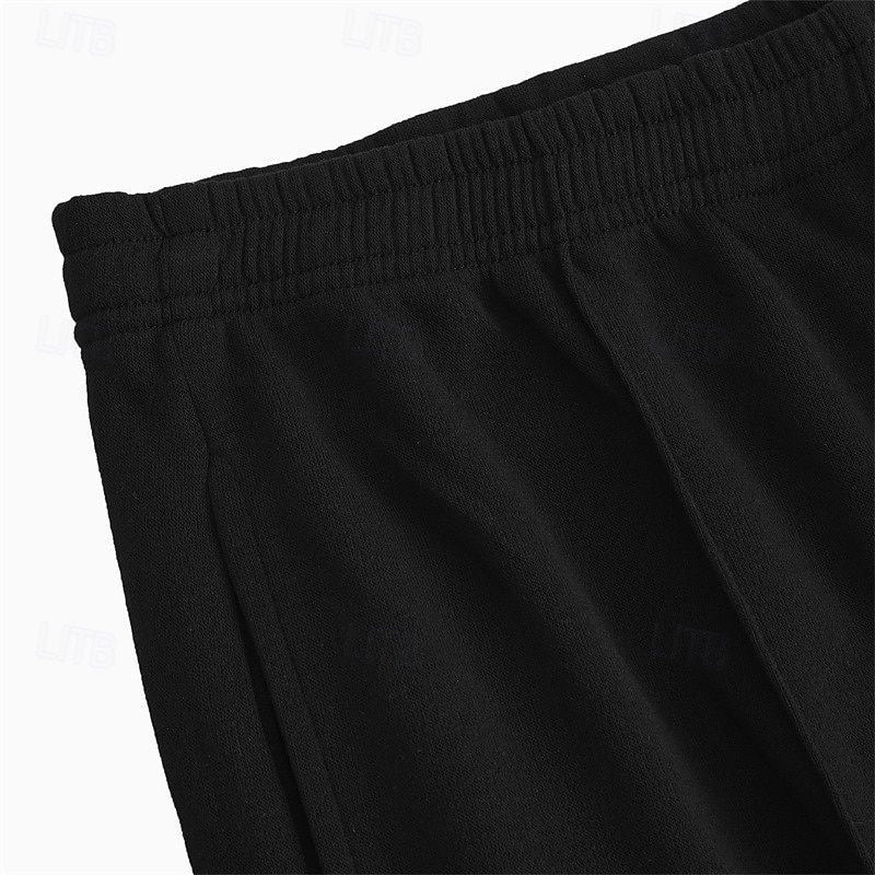 Herren Jogginghose Jogginghose Jogger Fleecehose Jogginghose mit weitem Bein Hose Tasche Elastischer Bund Einfach Komfort Weich Volle Länge Outdoor Lässig Täglich Klassicher Stil Lässig Schwarz Hell 2025 - $17.99 –P6