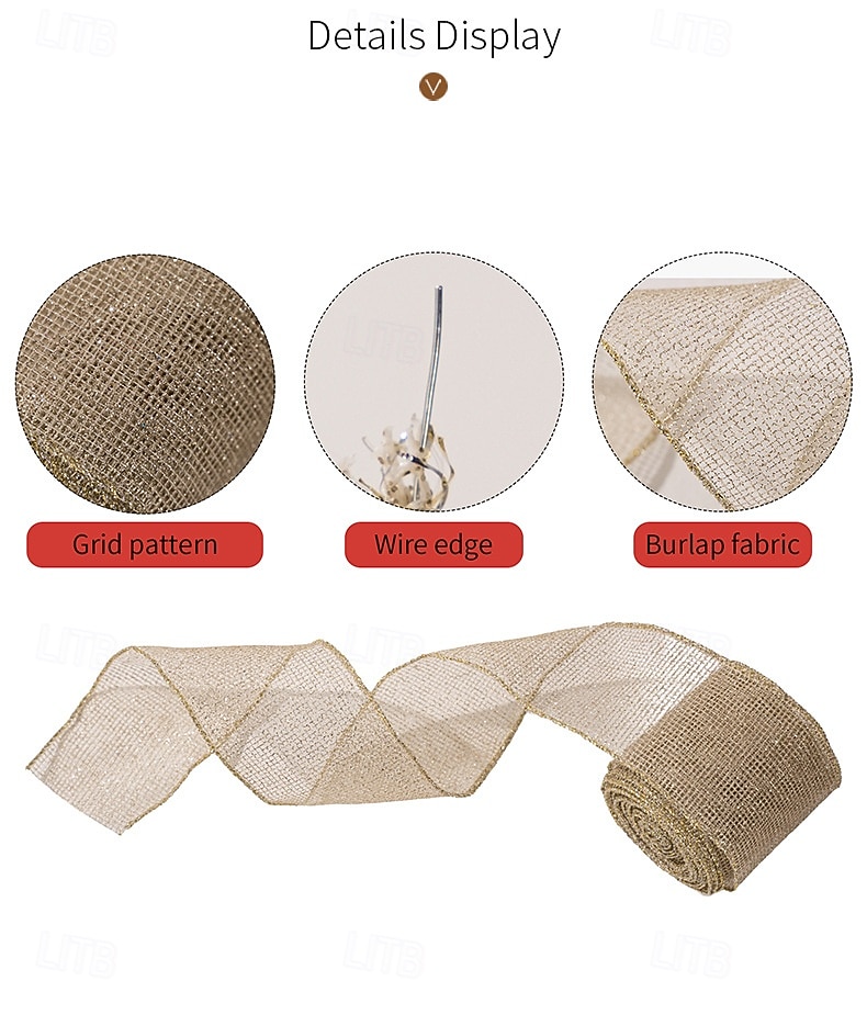 3 rouleaux de ruban de Noël câblé, nœud décoratif à faire soi-même, ruban de satin en maille rouge, décoration de boîte cadeau, fournitures d'artisanat de vacances, ornement d'arbre de Noël et de 2025 ? $9.49 –P3