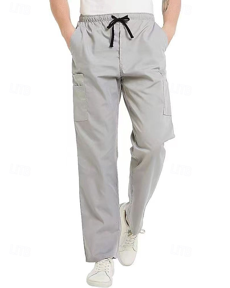 Per uomo Pantaloni Cargo Pantaloni Coulisse Elastico in vita Multi-tasche Semplice Indossabile All'aperto Quotidiano Campeggio & Escursionismo Moda Classico Nero Cachi del 2025 a $25.99 –P3