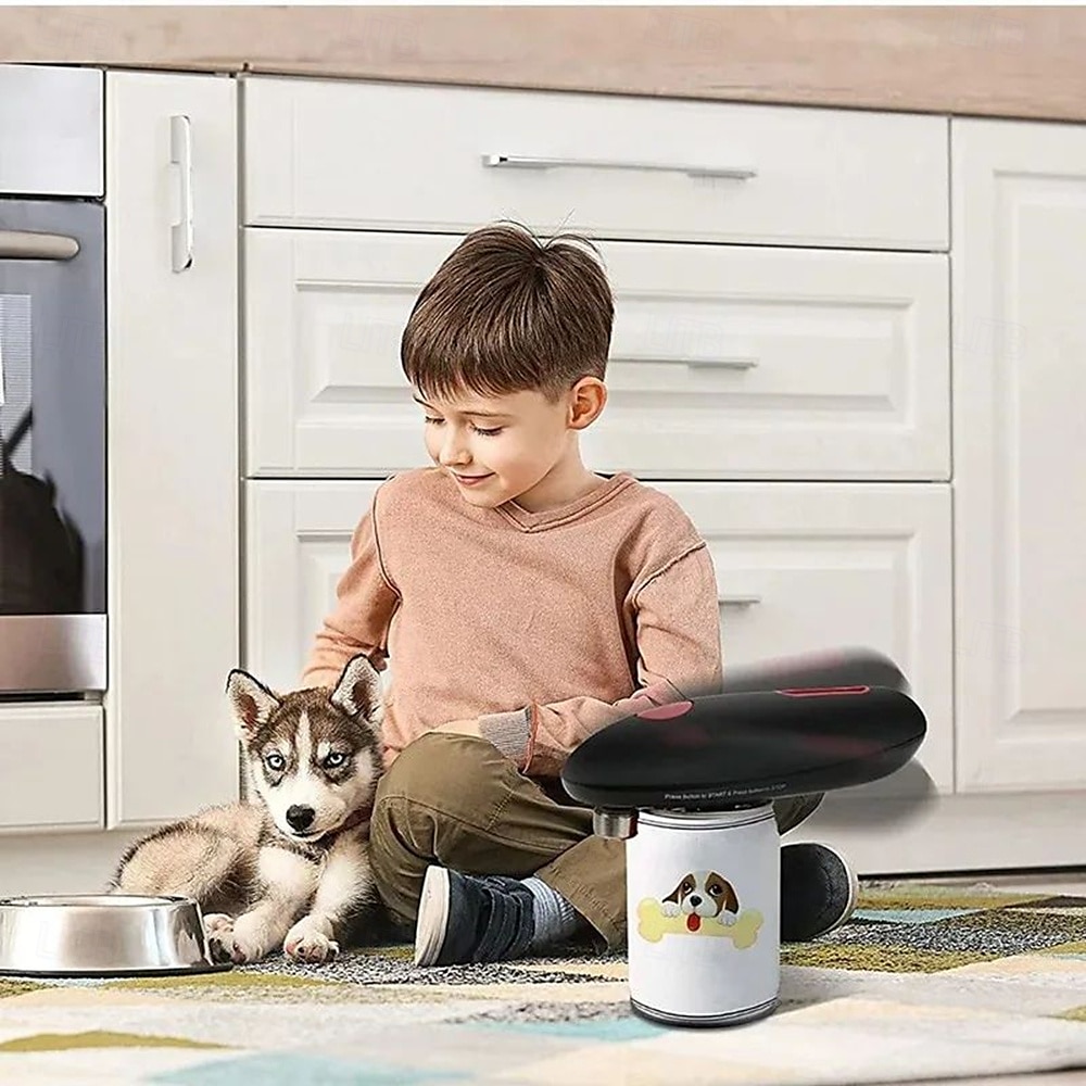 פותחן קופסאות חשמלי פותחן בקבוקים פותחן קופסאות פשוט פותחן קופסאות אוטומטי חלק קצה פותחן קופסאות חשמלי למטבח דלקת פרקים וקשישים מטבח כלים קטנים כלים חיצוני קמפינג 2025 - $19.99 –P2