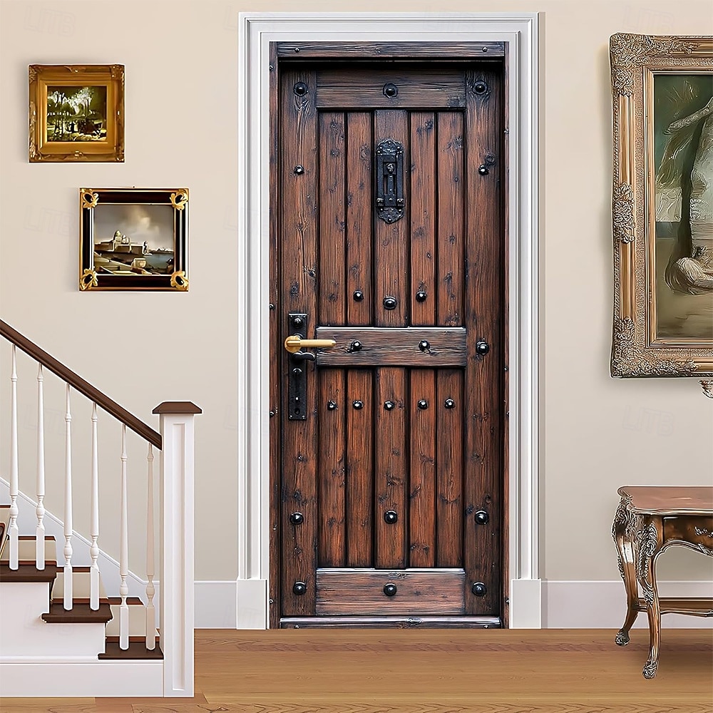 Door Cover Outdoor Banners Castle Door Vintage Medieval 3D Bedroom Living Room Dorm Front Door Home Decor 2026 - $19.99 –P7