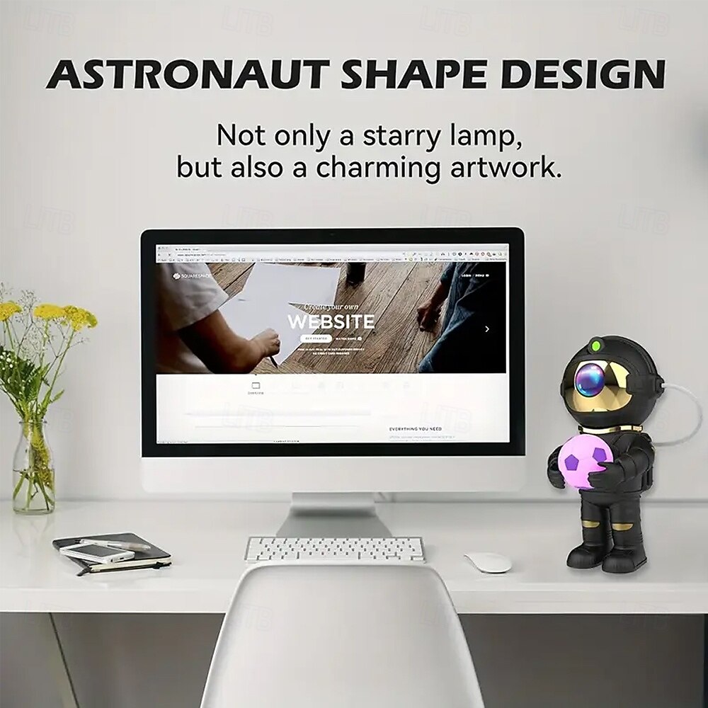 Astronaut Galaxy Projector Light Night Light Starry Sky Nebula Ceiling LED Light with Timer and Remote Control Multiple Room Decorations Suitable for Birthday Halloween and Christmas Gifts. 2025 - $48.99 –P4