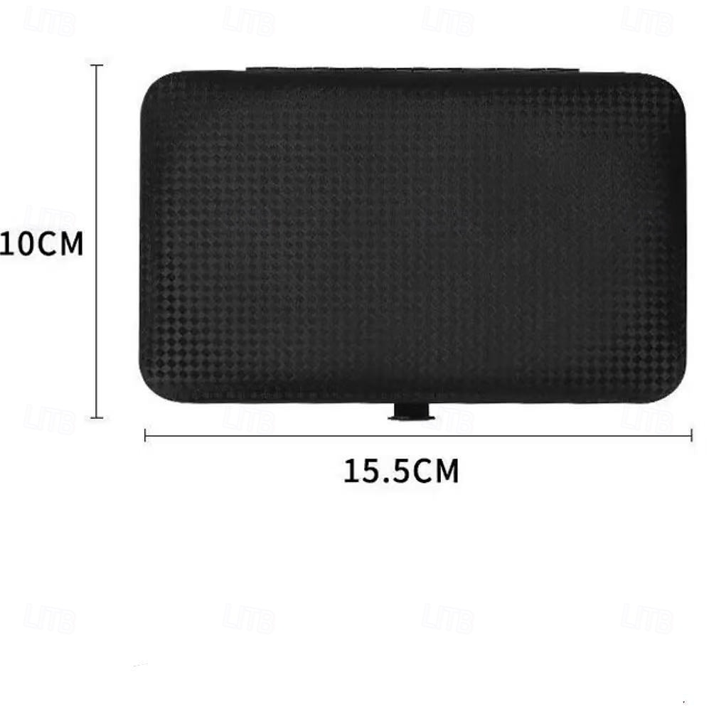 Sada 24 nástrojů pro manikúru a pedikúru z nerezové oceli, odolná proti stříkající vodě, ultra ostrá a odolná proti korozi, s kleštičkami na nehty, pinzetou, žiletkou na obočí, pilníkem na nohy, 2026 - $19.99 –P9