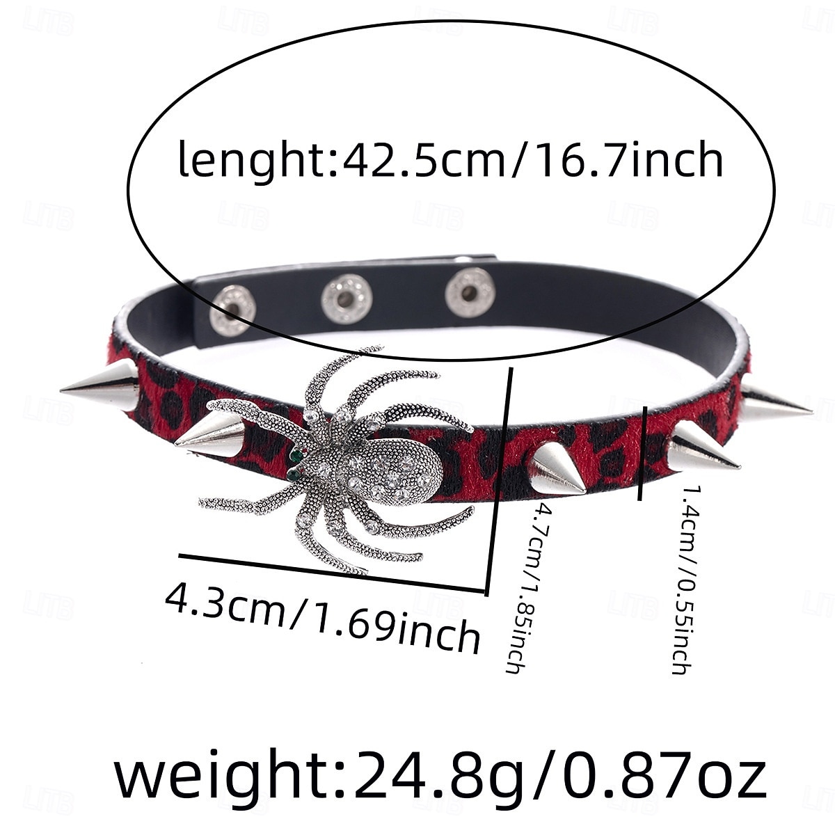 Punk a gotika Náhrdelník Choker Křížový přívěsek pavoučí síť Maškarní kostým Dámské předvečer Všech svatých Karneval Výkon Párty Ležérní Dospělí Náhrdelníky Celý rok 2025 - $15.49 –P14