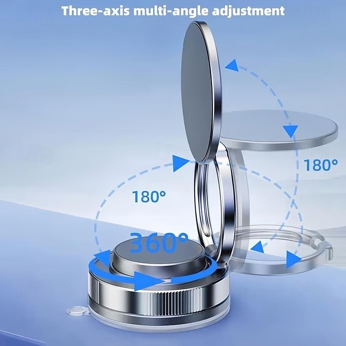Регулируемый на 360 градусов вакуумный магнитный держатель для телефона, складное крепление на присоске, без помощи рук, держатели для сотовых телефонов Magsafe для вашего автомобиля/спортзала/зеркала 2026 - $15.99 –P7