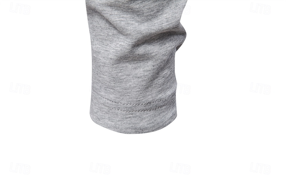 Homme Chemise en coton manche longue Couleur Pleine Frais Quotidien Occasionnel Boutons Henley École Entraînement Extérieur Toutes saisons Gris foncé Blanche Bleu T-shirt Henley de 2025 ? $32.99 –P22