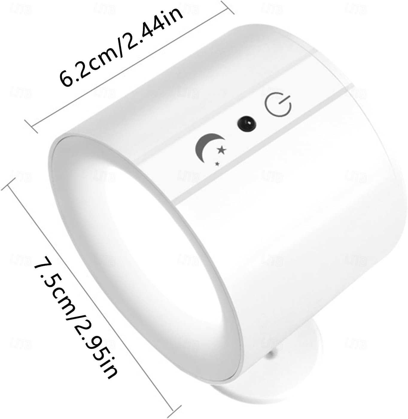 Applique murale magnétique à LED, veilleuse, 1 pièce, 3 températures de couleur &Lampe murale sans fil à intensité variable et rotation à 360° avec télécommande pour chambre à coucher, lecture, de 2025 ? $21.99 –P5
