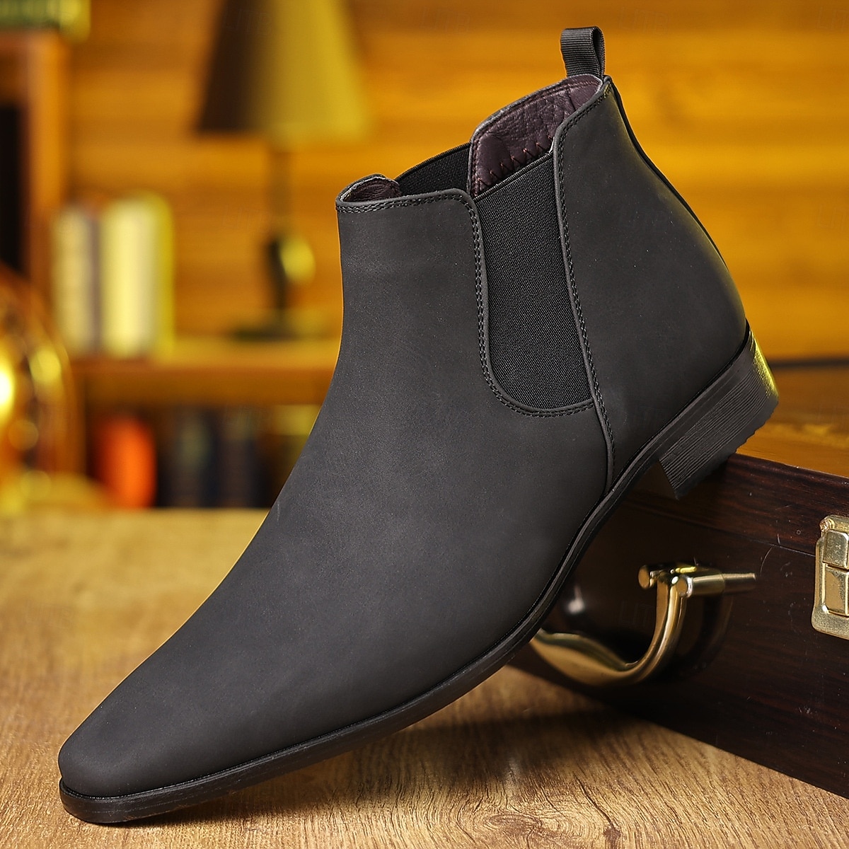 Botines Chelsea para hombre: botines informales de negocios para uso diario y de oficina. 2025 - $64.99 –P6