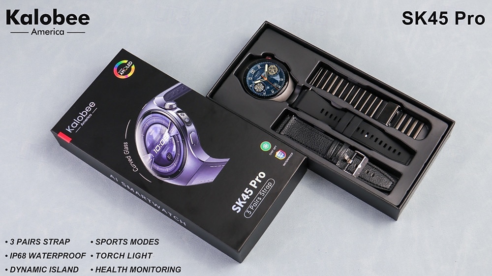 SK45PRO Умные часы 1.53 дюймовый Смарт Часы Bluetooth Контроль температуры Педометр Напоминание о звонке Совместим с Android iOS Женский Мужчины 2025 - $49.99 –P9