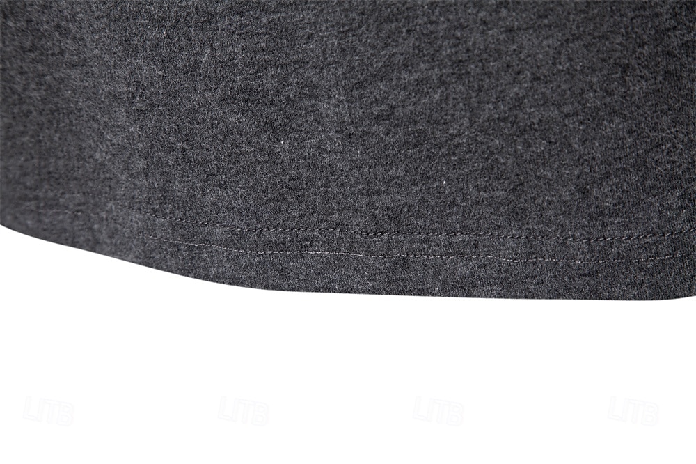 Herren Baumwollhemd Langarm Einfach Cool Täglich Lässig Farbblock Knöpfe Henley Schule Training Outdoor Ganzjahres Grau gefärbt Dunkelmarine Kaki Henley T-Shirt 2025 - $25.99 –P20