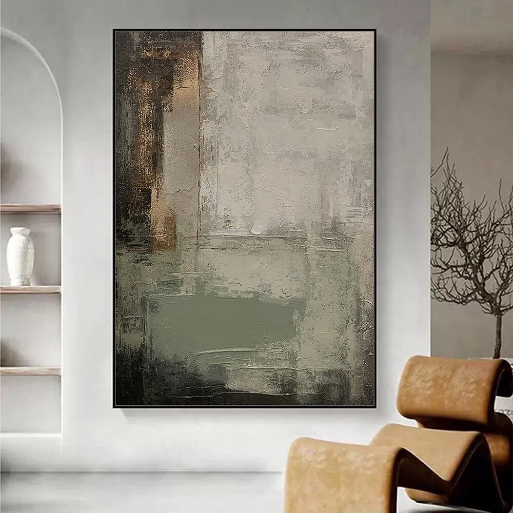 Mintura Hand Painted Abstract Green Oil Paintings on Canvas Modern Abstract Wall Art Picture For Home Decoration Ready To Hang With Stretched Frame 2025 - $294.49 –P2