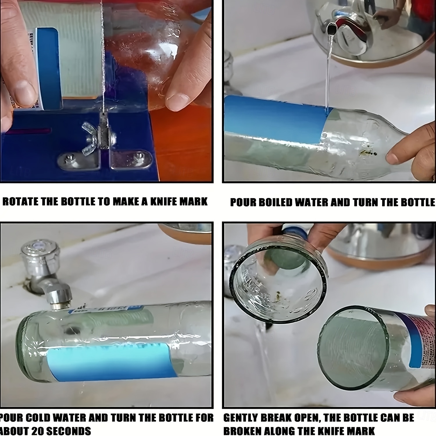 vass hårdmetallglasskärare gör-det-själv-maskinsats glasflaskskärare skärverktyg 2026 - $42.99 –P1