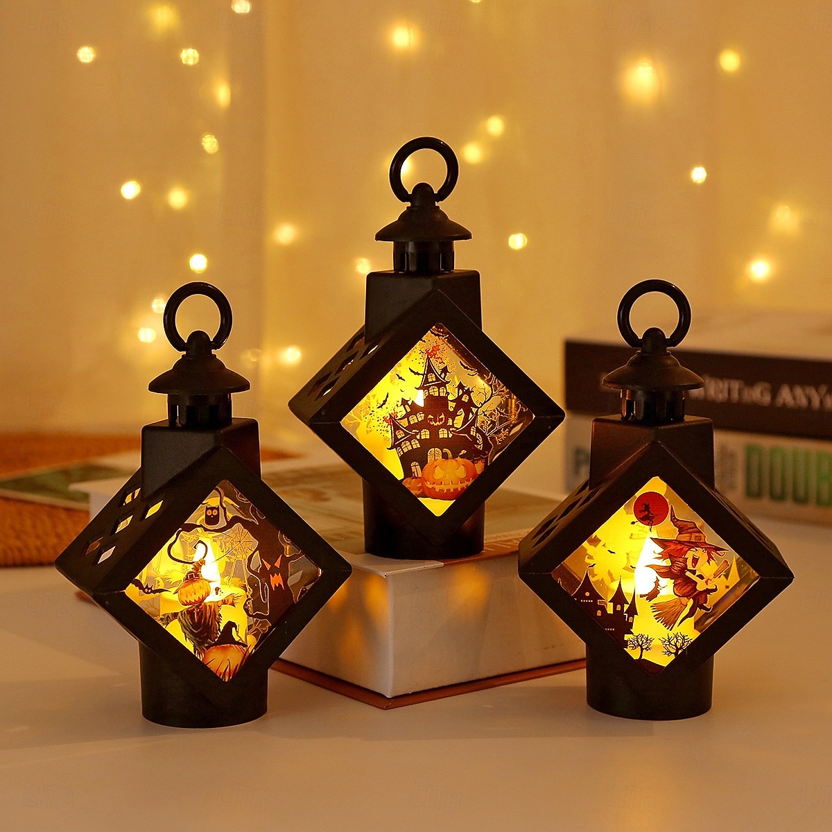1 kpl 13,5 cm halloween led-kynttilä tuulivalo koriste halloween juhlatarvikkeet tunnelmakoriste valoriipus 2025 - $4.99 –P1