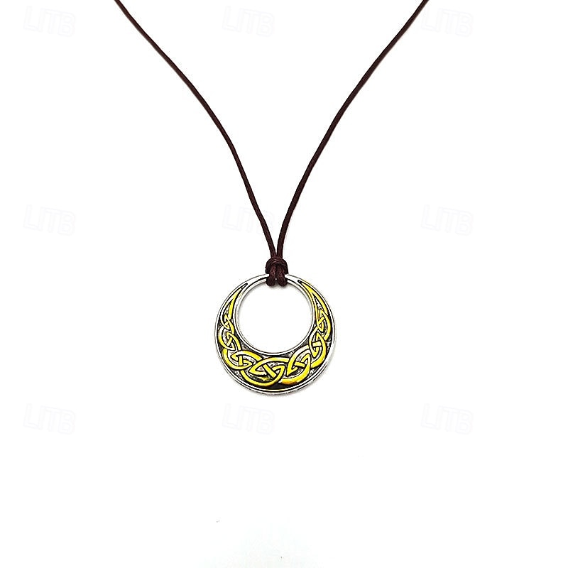 Retro Středověké Renesanční Náhrdelník přívěsek Viking Keltský rytíř Maškarní kostým Unisex Keltské předvečer Všech svatých Karneval Párty Ležérní LARP Dospělí Náhrdelníky Celý rok 2025 - $9.99 –P4