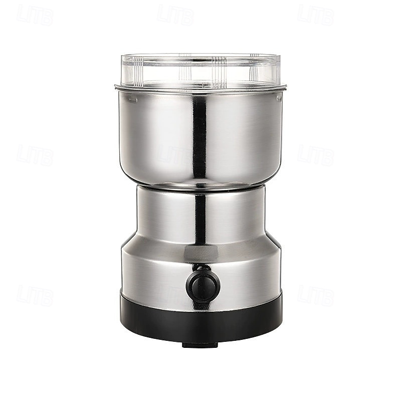 Moedor de grãos multifuncional de cozinha com 4 lâminas para picar café, moedor elétrico de café caseiro, liquidificador com sabor de nozes e grãos de 2025 por $18.99 –P4