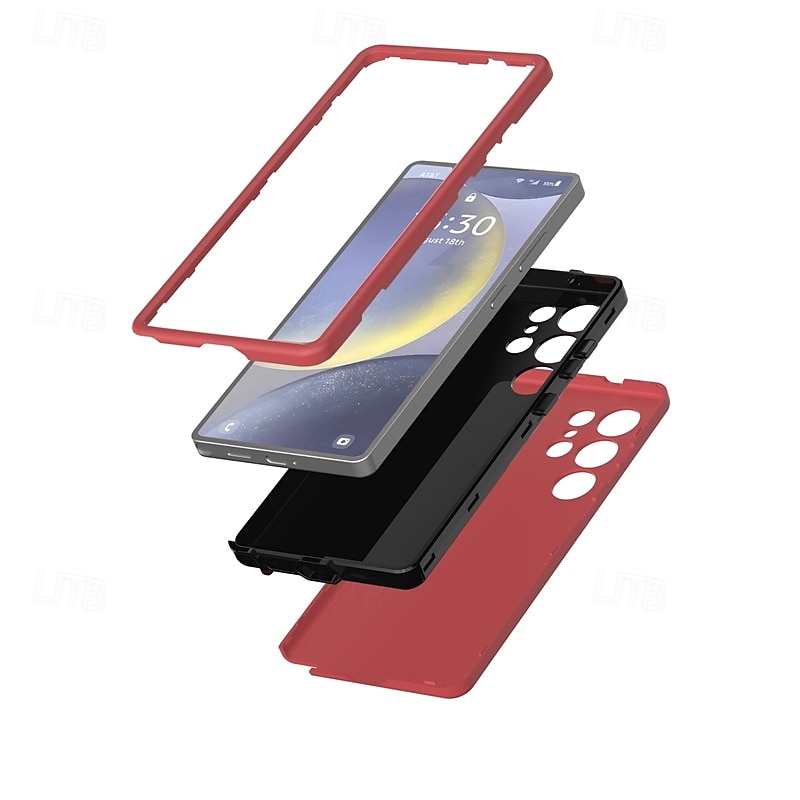 Phone Case For Samsung Galaxy S25 S24 S23 Ultra Plus S22 Plus  Ultra Back Cover Shockproof Retro TPU PC 2025 - $11.99 –P4
