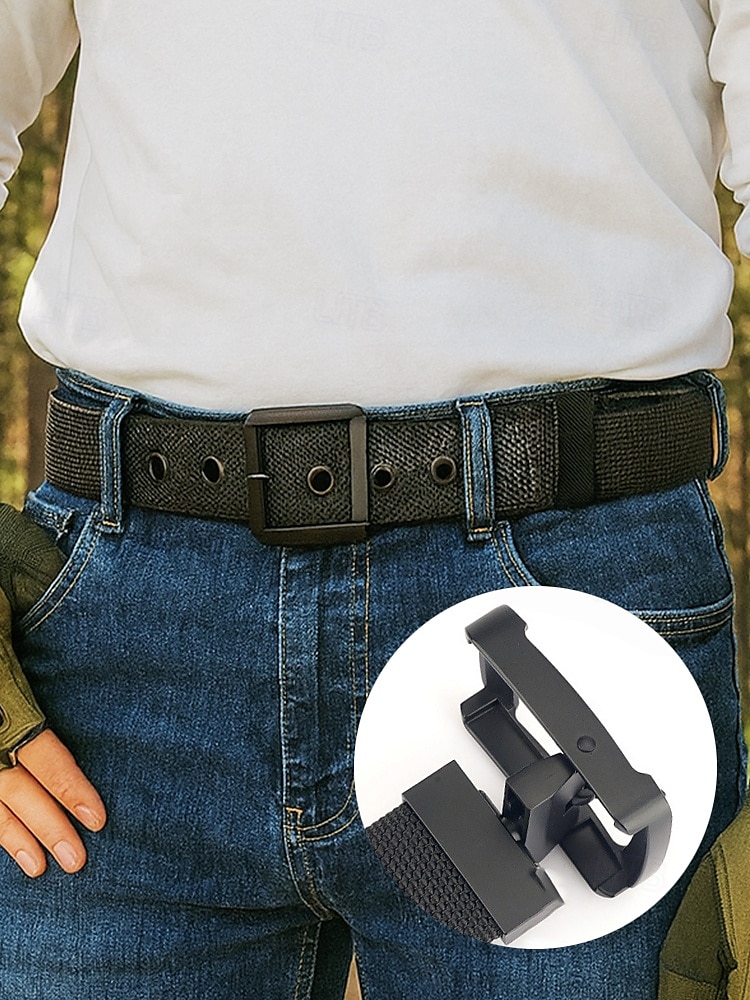 Ceinture tactique réversible en nylon pour homme avec boucle de réglage rotative - sangle de style militaire durable pour l'extérieur, le travail et les vêtements décontractés de 2025 ? $14.99 –P2