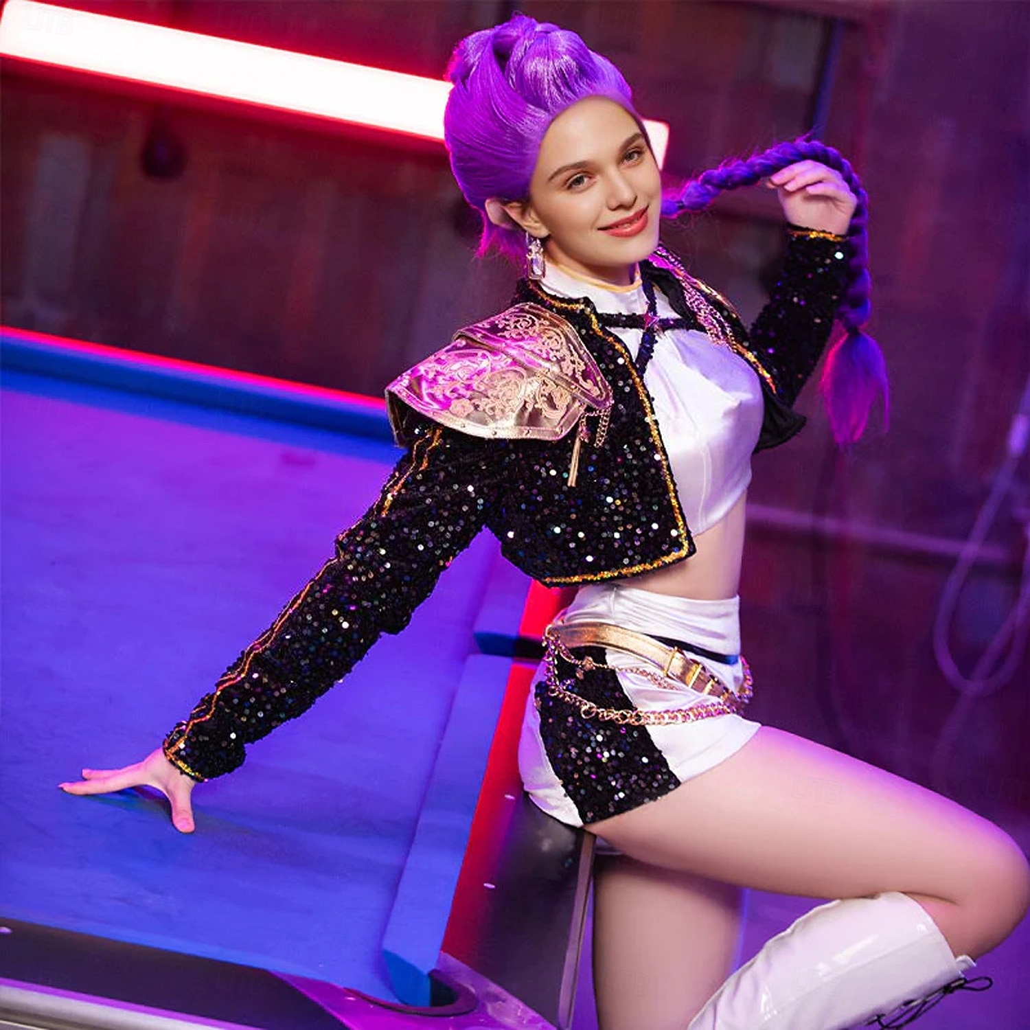 KPop démonvadászok Bálvány Rúmi Huntrix Jelmez Virtuális bálvány Filmsztár jelmez for Női Lány Felnőttek Gyermek Mindszentek napja Farsang Teljesítmény Comic Con Anime Expo 2025 - $97.99 –P14