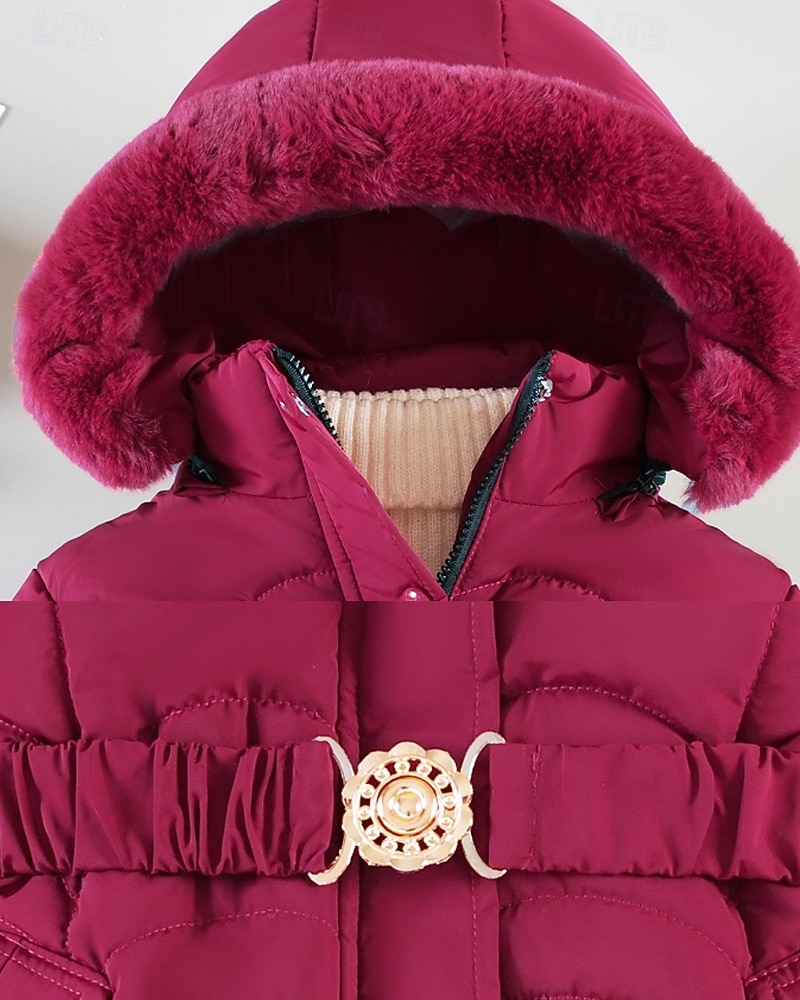Bambini Ragazze Cappotto in Piuma Cuore Moda Cerniera Scuola Cappotto Capispalla 4-12 Anni Autunno Nero Rosa Vino del 2025 a $32.99 –P12