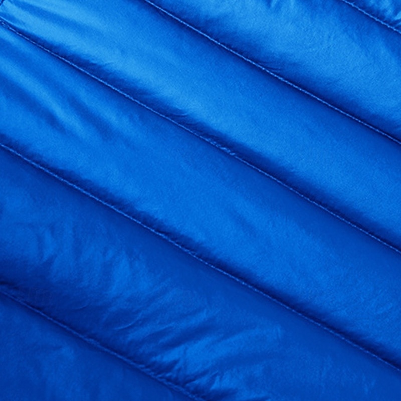 Pánské Péřová vesta Puffer Vesta Kamizelka Vesta Dovolená Denní Rande Módní Na běžné nošení Podzim zima Kapsy Polyester Kachní peří Zahřívací Pohodlné Pevná barva Zip Stojáček Běžný Černá Fialov 2025 - $29.99 –P3