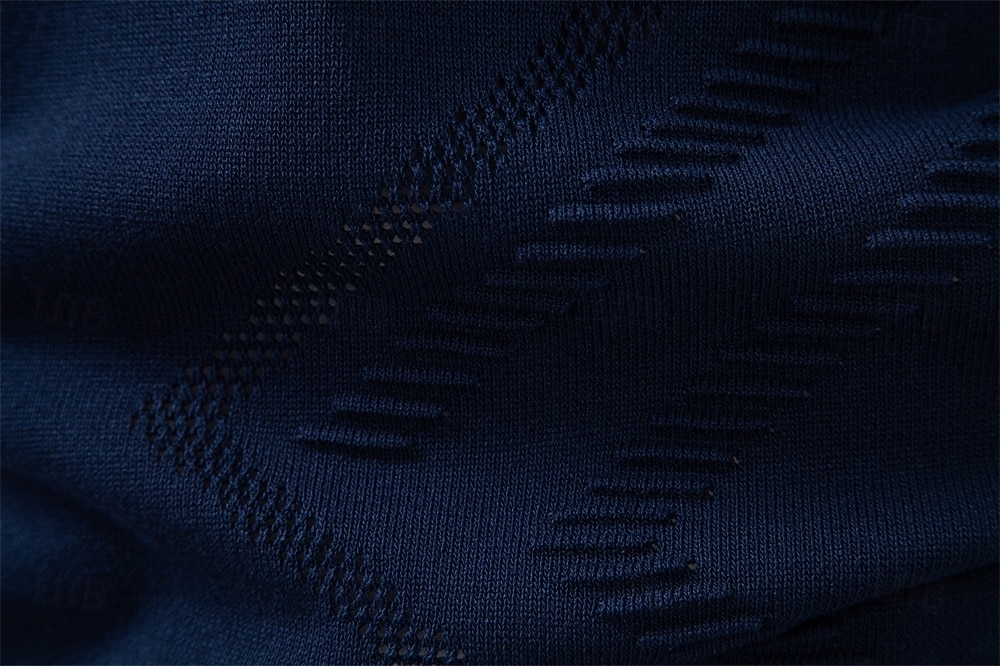 Herre Pullover genser Strikke Vanlige topper Jacquard Knapper Helfarge Polokrage Elegant Årgang Skole Hjem Klær Vår Høst Mørk Marineblå Kakifarget S M L 2026 - $35.99 –P17