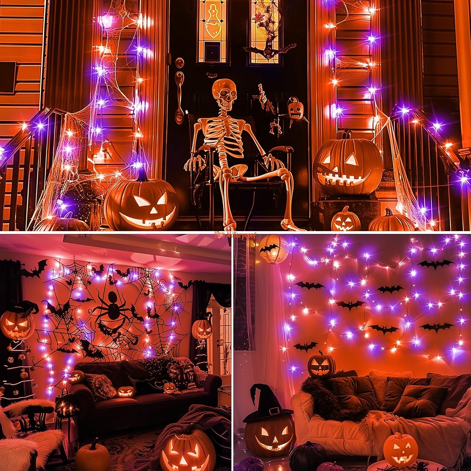 2m Guirlandes Lumineuses 20 LED Blanc Chaud Blanc Rouge Lumières de fil de cuivre Halloween Étanche Vacances Alimenté par piles de 2025 ? $12.99 –P16