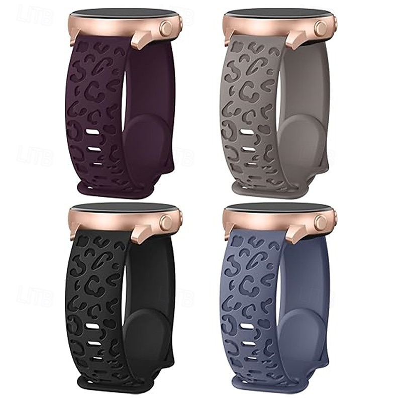 מארז 4 צפו בנד ל Garmin Samsung Amazfit Polar גישה S42 / S40 / S12 GTS 4,4mini, 3,2,2mini, 2e, GTR 42mm, Bip U Pro, U, 3 Pro, 3, S lite, S, lite Watch 8/7/6/5/4 40/44mm, Watch 6 Classic 43mm, Watch 4 2026 - $16.99 –P10