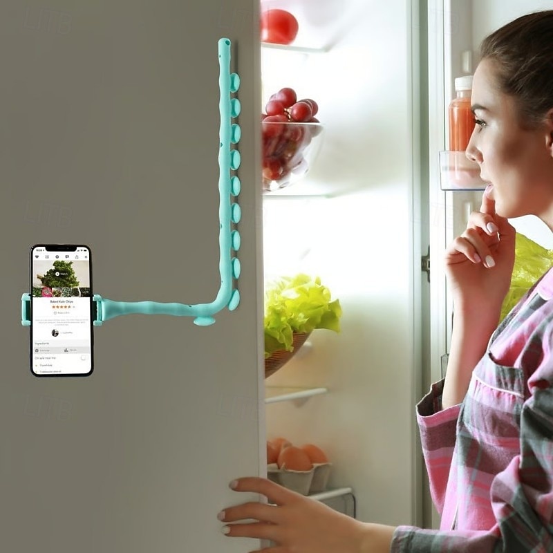 Support de téléphone paresseux, support de bureau flexible en forme de pieuvre, support de voiture pour smartphones, support col de cygne multifonctionnel, trépied réglable pour le streaming en de 2025 ? $13.99 –P3