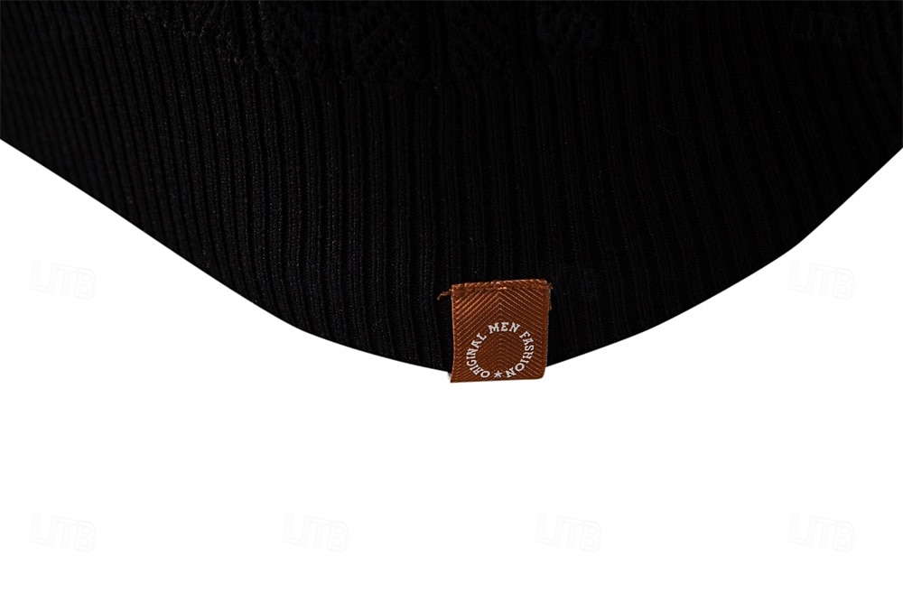 בגדי ריקוד גברים סוודר סוודר לִסְרוֹג חולצות רגילות סרוג כפתורים צבע אחיד צווארון מתקפל וינטאג' יום יומי בית הספר בית ביגוד אביב סתיו שחור חאקי S M L 2026 - $35.99 –P15