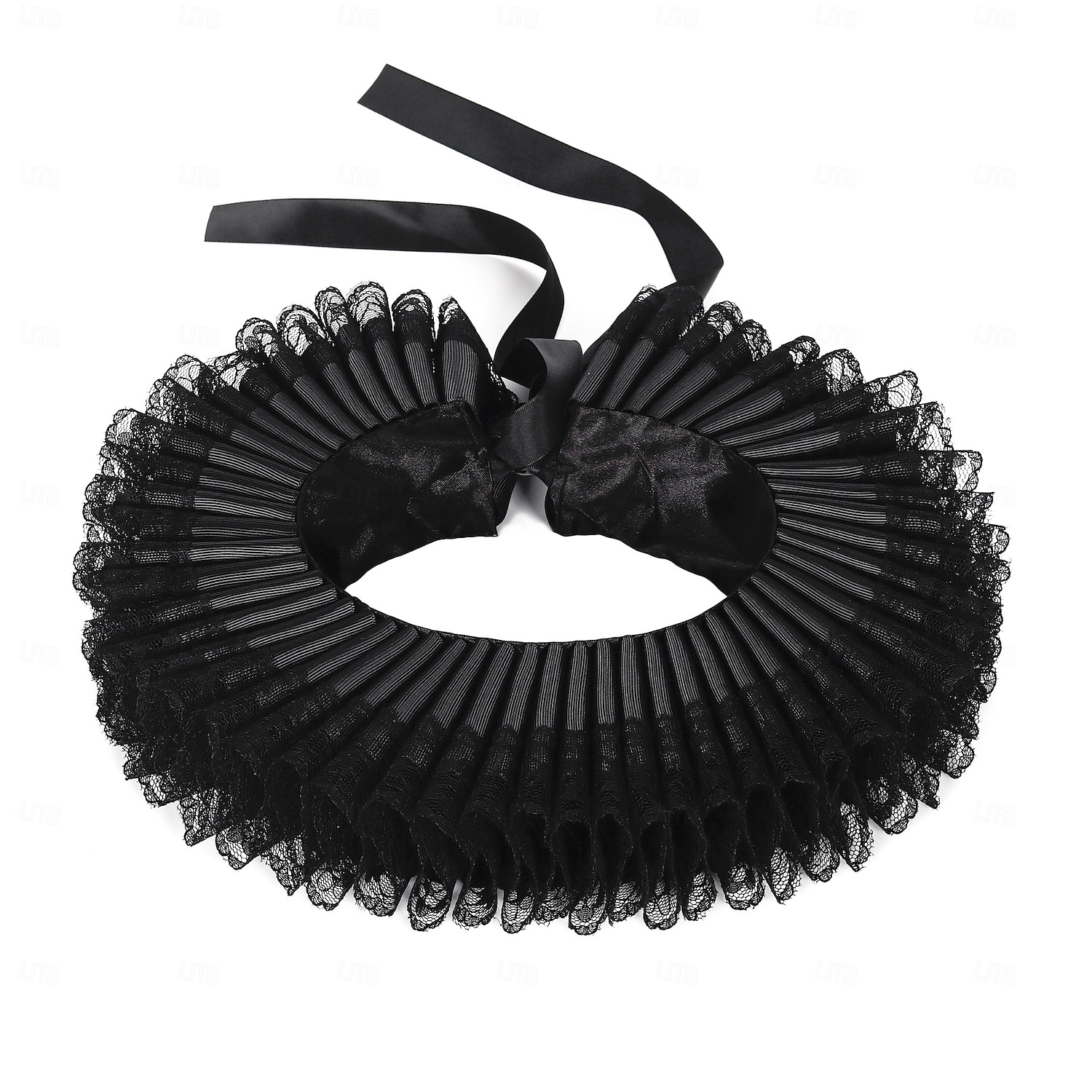 Rococó Victoriano Renacimiento Cuello con volantes isabelino Noble Aristócrata Disfraz Unisexo Víspera de Todos los Santos Carnaval Rendimiento LARP Feria Ren Adultos Cuello Todas las Temporadas 2025 - $19.49 –P15
