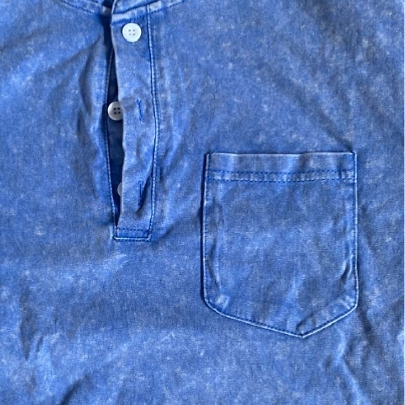 Bărbați Cămașă Henley Tricouri Tee Top Manșon scurt Henley Toamnă Iarnă Retro Modă Designer Nostalgic Modă Epocă Vacanță Stradă Ieșire Bleumarin Negru Verde Deschis Top tricou pentru bărbați 2025 - $38.99 –P1