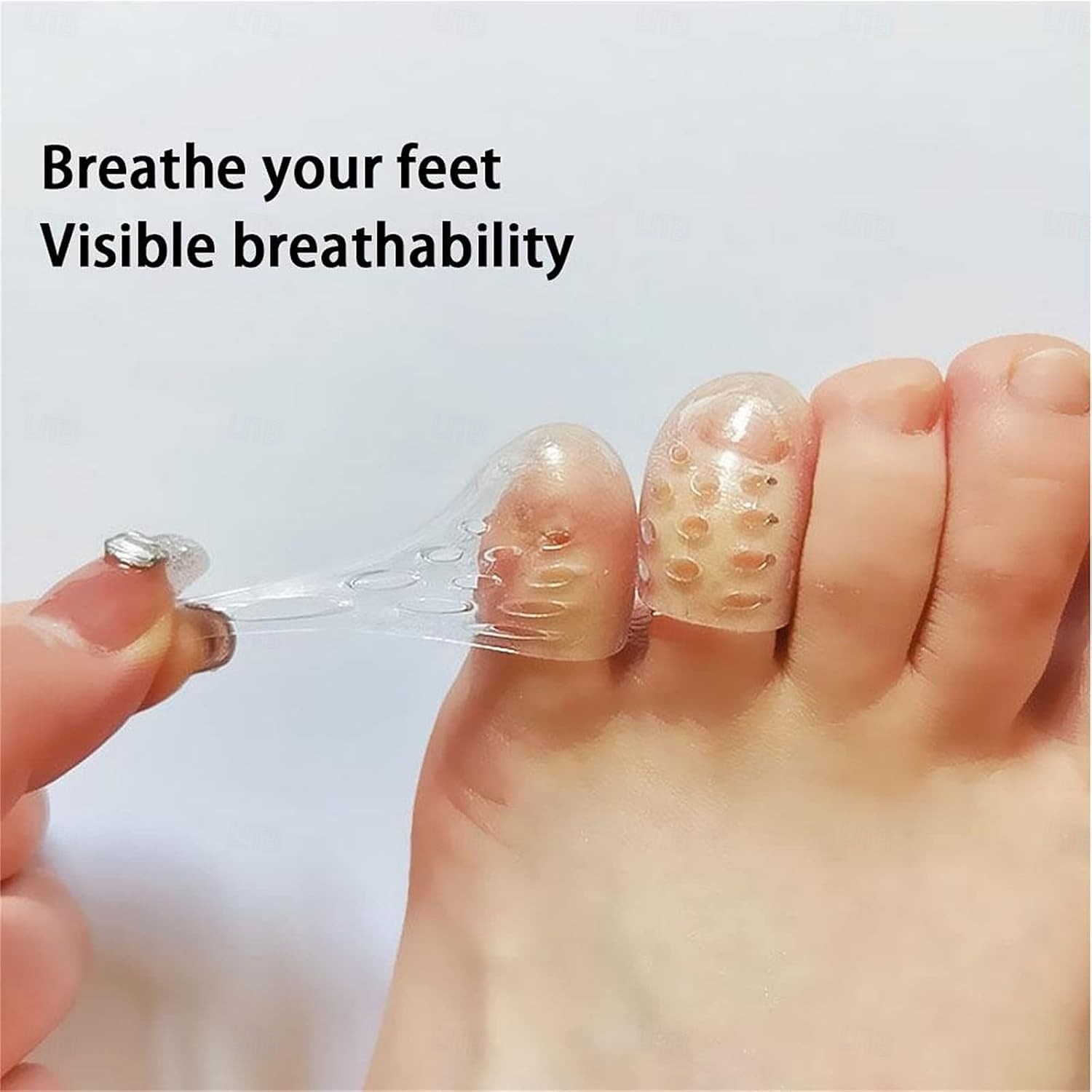 30 pezzi di protezioni per dita in silicone per donne, separatori di dita in gel anti-attrito, copri dita traspiranti per uomini e donne, manicotti per dita per unghie incarnite, calli, duroni, del 2026 a $12.49 –P5