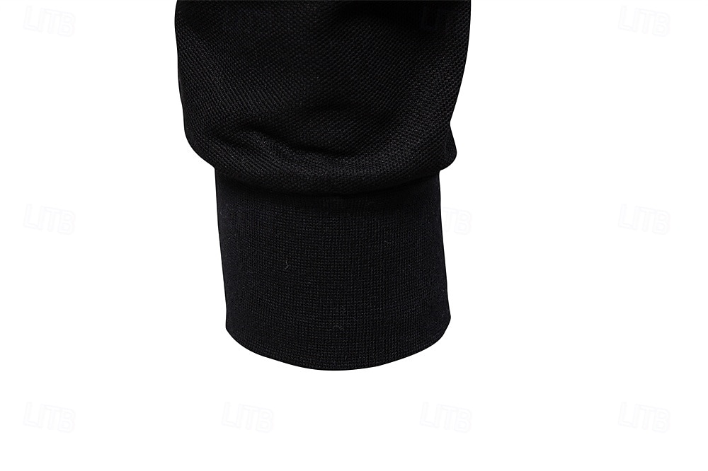 Herre Polo Arbeid Virksomhet Aftæpning Langermet Fritid Bekvem عادي Broderi Fargeblokk Alle årstider Normal Svart Hvit Mørk Marineblå Militærgrønn Lyseblå Polo 2026 - $21.99 –P19