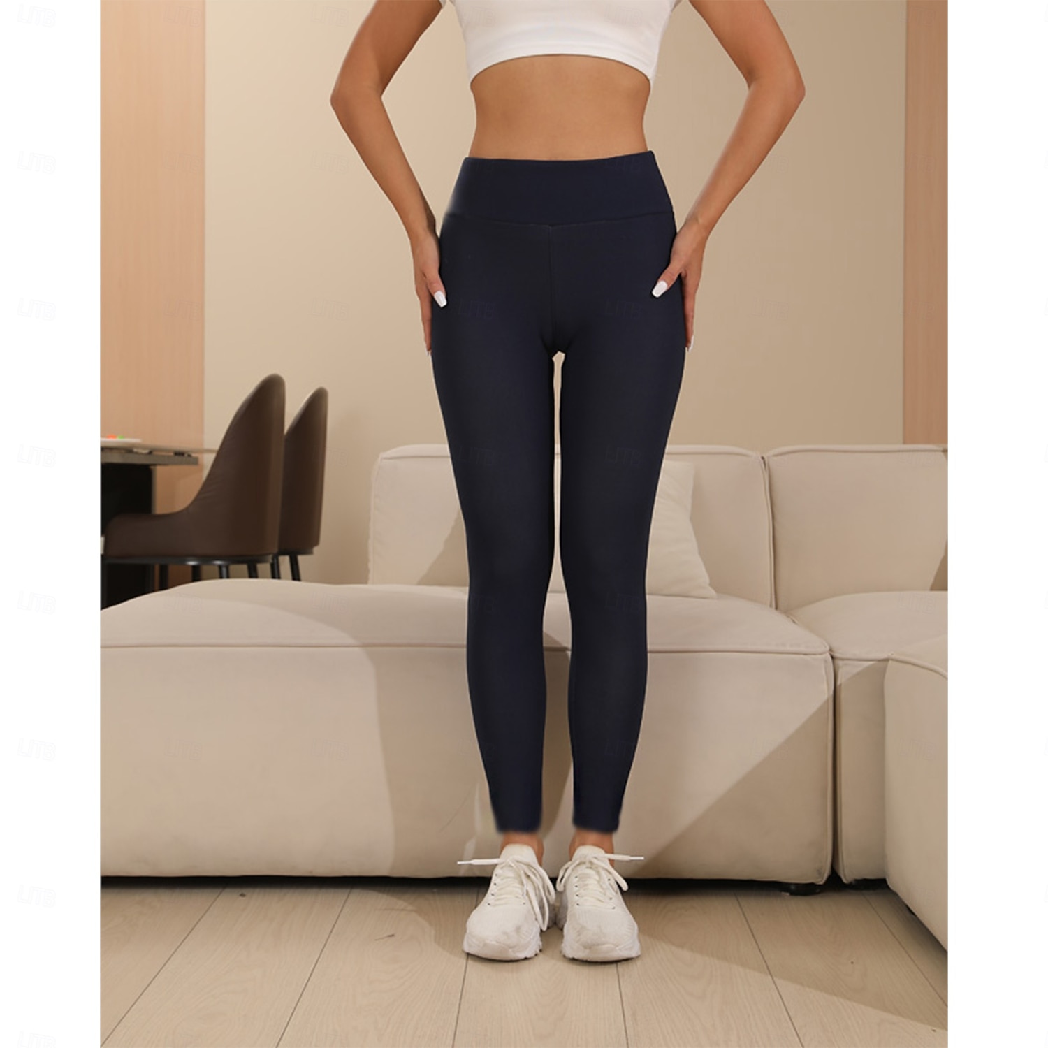 Per donna Taglia EU / US Snello Leggings comodi Più velluto Lunghezza intera Vita Alta Semplice Caldo Sollevamento glutei Caldo Micro-elastico Abbigliamento quotidiano Inverno Grigio scuro Vinaccia del 2025 a $15.99 –P5