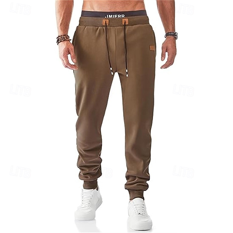 Per uomo Pantaloni in Pile Pantaloni da tuta Joggers Pantaloni invernali Pantaloni Coulisse Tasca Elastico in vita Semplice Comodità Caldo Sport all'Aperto Quotidiano Moda Casual Nero Giallo del 2025 a $21.99 –P9