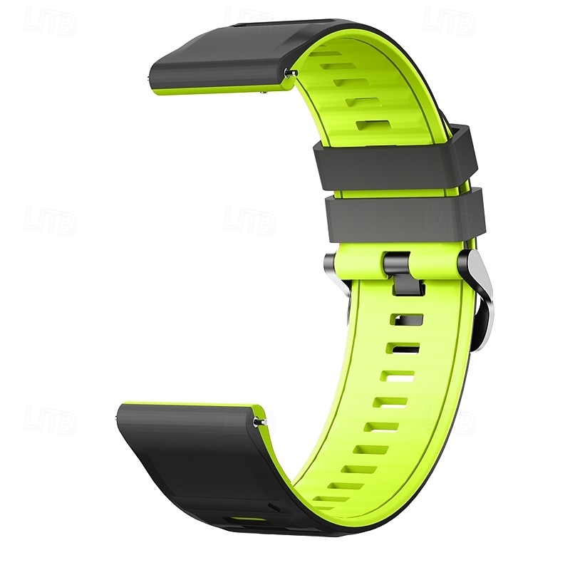 Pulseiras de Relógio para Samsung Galaxy Watch Ultra 47mm, Watch 8 Classic 46mm, Watch 6 Classic 47mm, Watch 5 Pro 45mm, Watch 4 Classic 47mm Aço Inoxidável Silicone Substituição Alça Dois tons de 2025 por $12.99 –P3