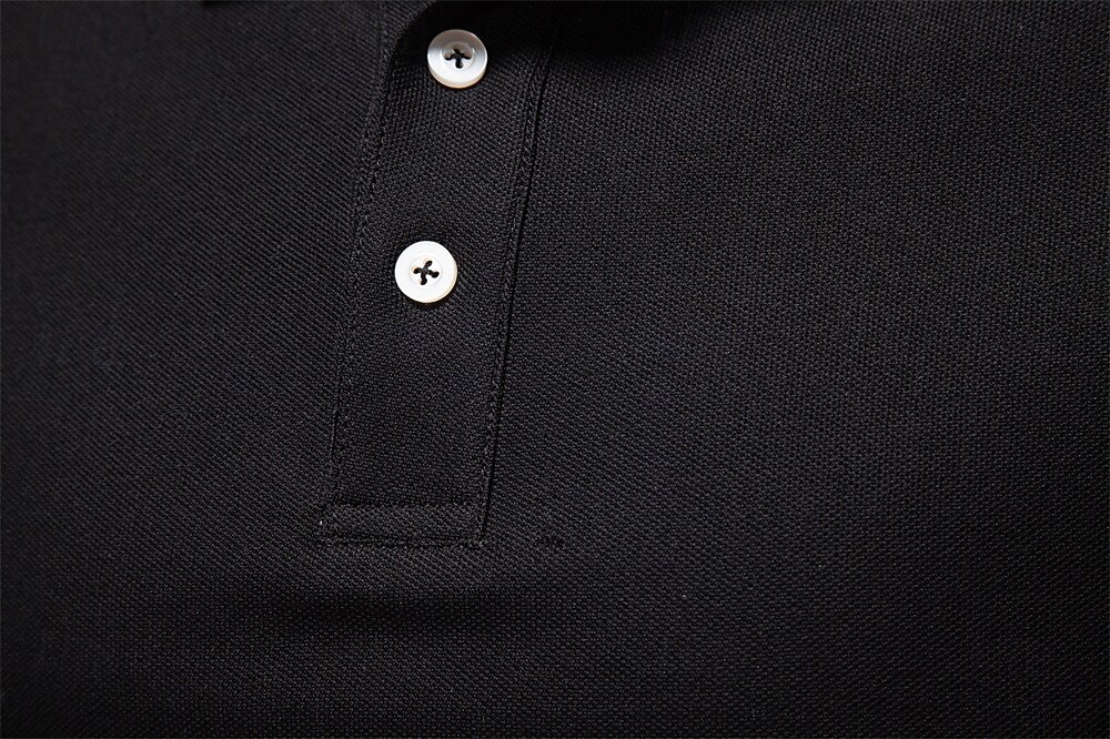Hombre Polo Trabajo Negocio Cuello Vuelto Manga Larga Ocio Cómodo Plano Bloque de Color Puro Todas las Temporadas Ajuste regular Rojo rubí Negro Blanco Azul Marino Oscuro Gris claro Verde Ejército 2026 - $22.99 –P21