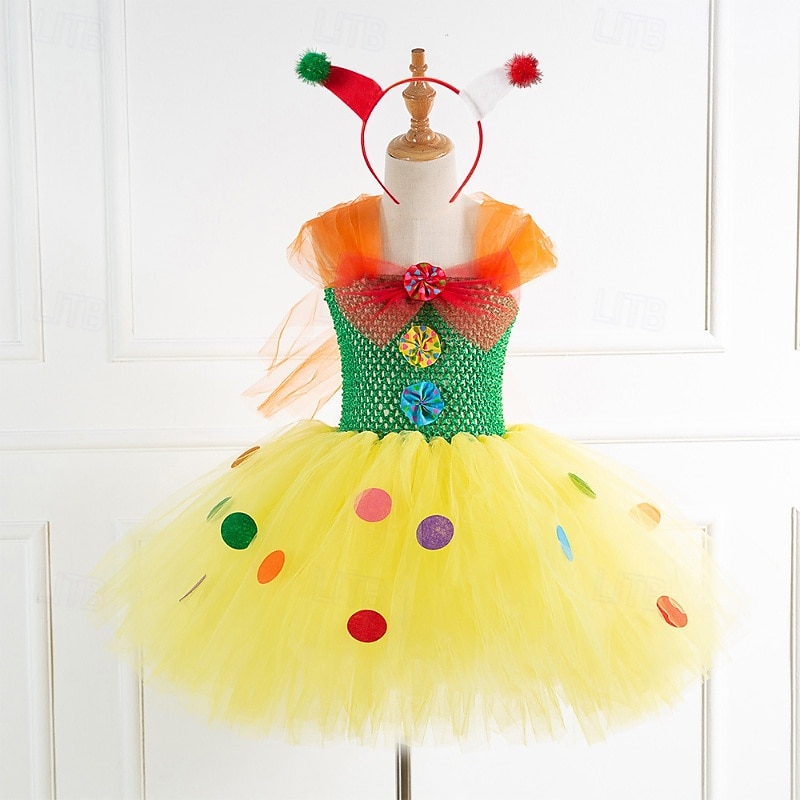 Joker Clown Pomni Halloween Outfits Costume Circus Carnival Costume Cosplay Kid's Girls' Carnival Mardi Gras Performance Party Stage Easy Halloween Costumes Dress Up 2026 - $35.99 –P11