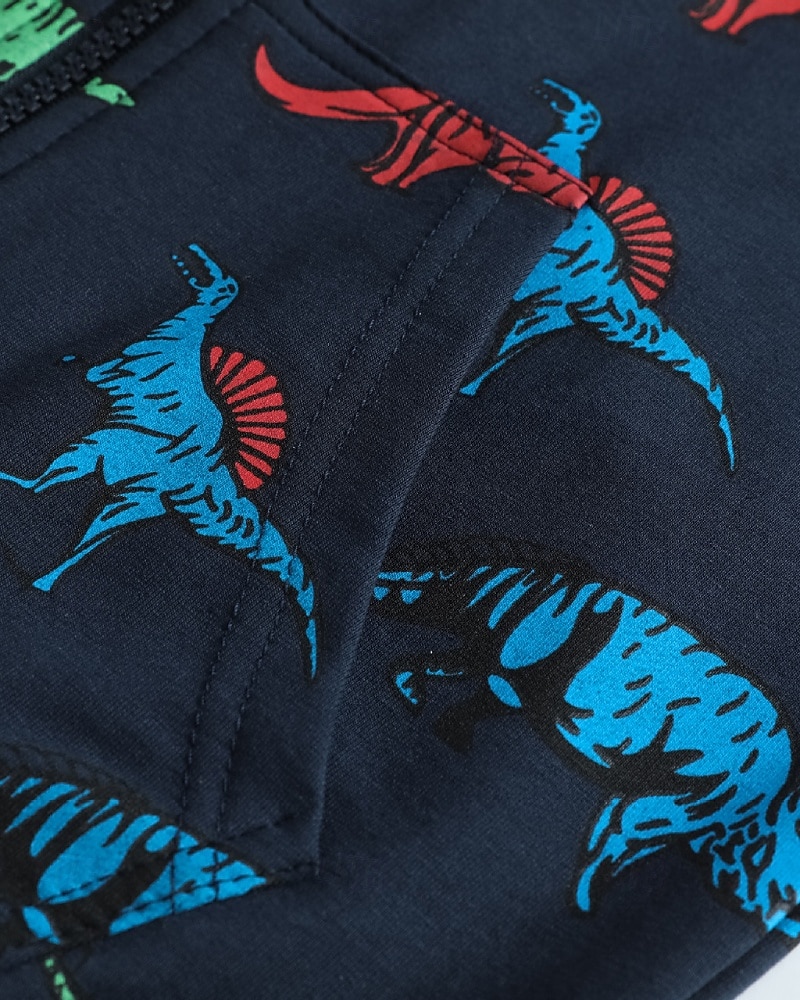 Barn Pojkar hoodie med dragkedja Tecknat Långärmad Dragkedja Höst Grundläggande Bomull Utomhus 2025 - $30.99 –P4