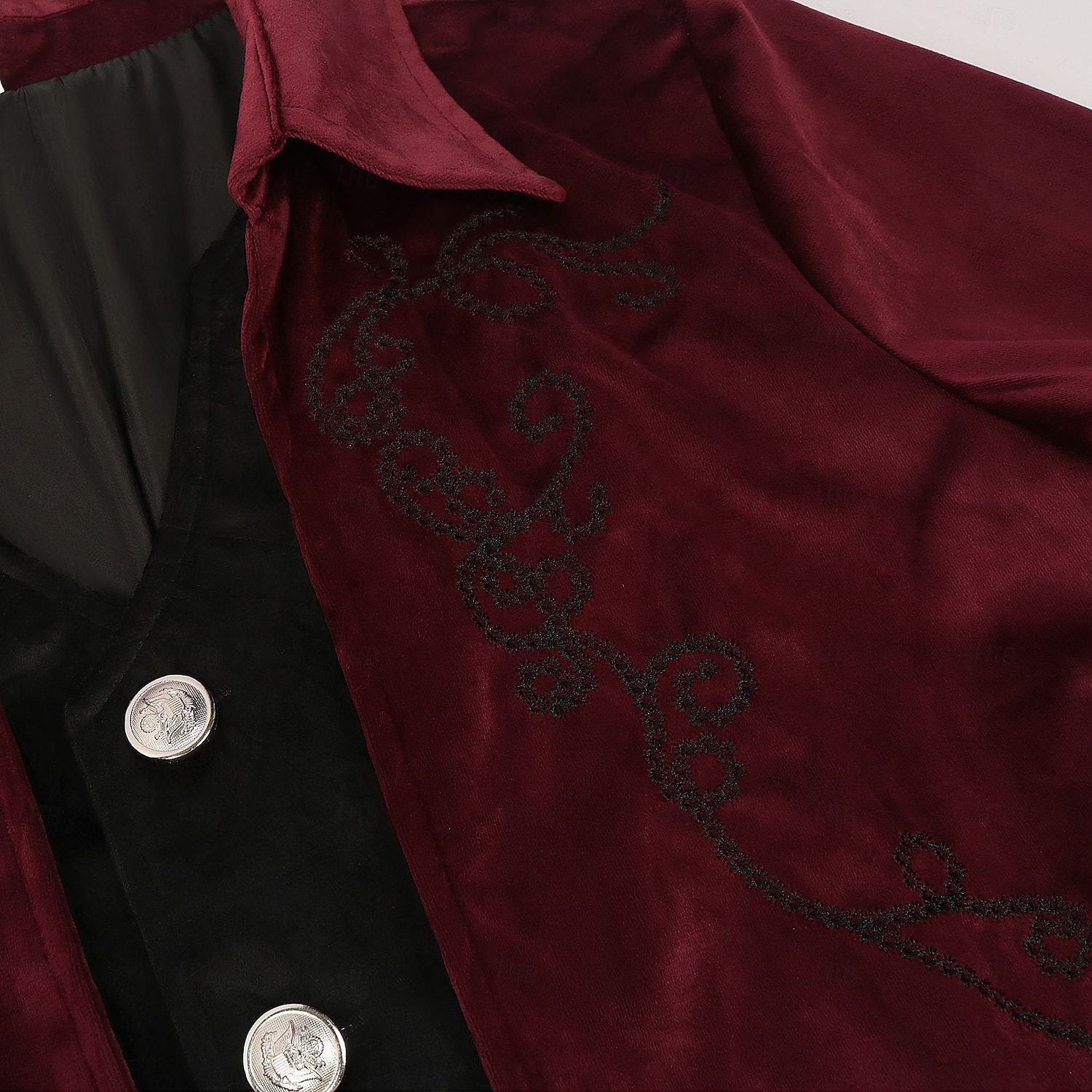 Mittelalterlich Renaissance Steampunk Mantel Frack Oberbekleidung Prinz Vampir Edelmann Kostüm Herren Halloween Karneval Leistung LARP Renaissance-Messe Erwachsene Mantel 2025 - $51.99 –P8