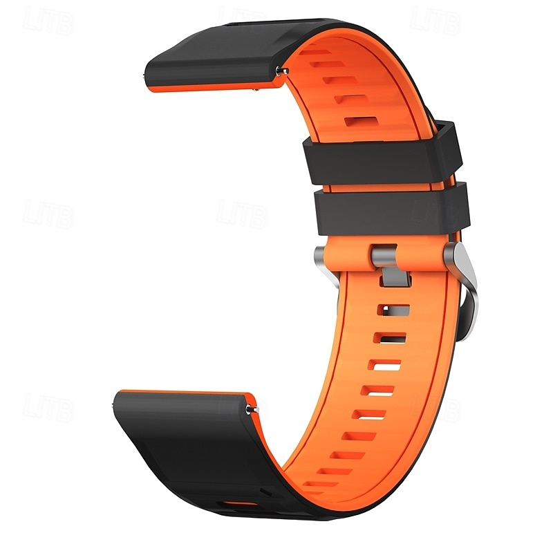 Pulseiras de Relógio para Samsung Galaxy Watch Ultra 47mm, Watch 8 Classic 46mm, Watch 6 Classic 47mm, Watch 5 Pro 45mm, Watch 4 Classic 47mm Aço Inoxidável Silicone Substituição Alça Dois tons de 2025 por $12.99 –P12