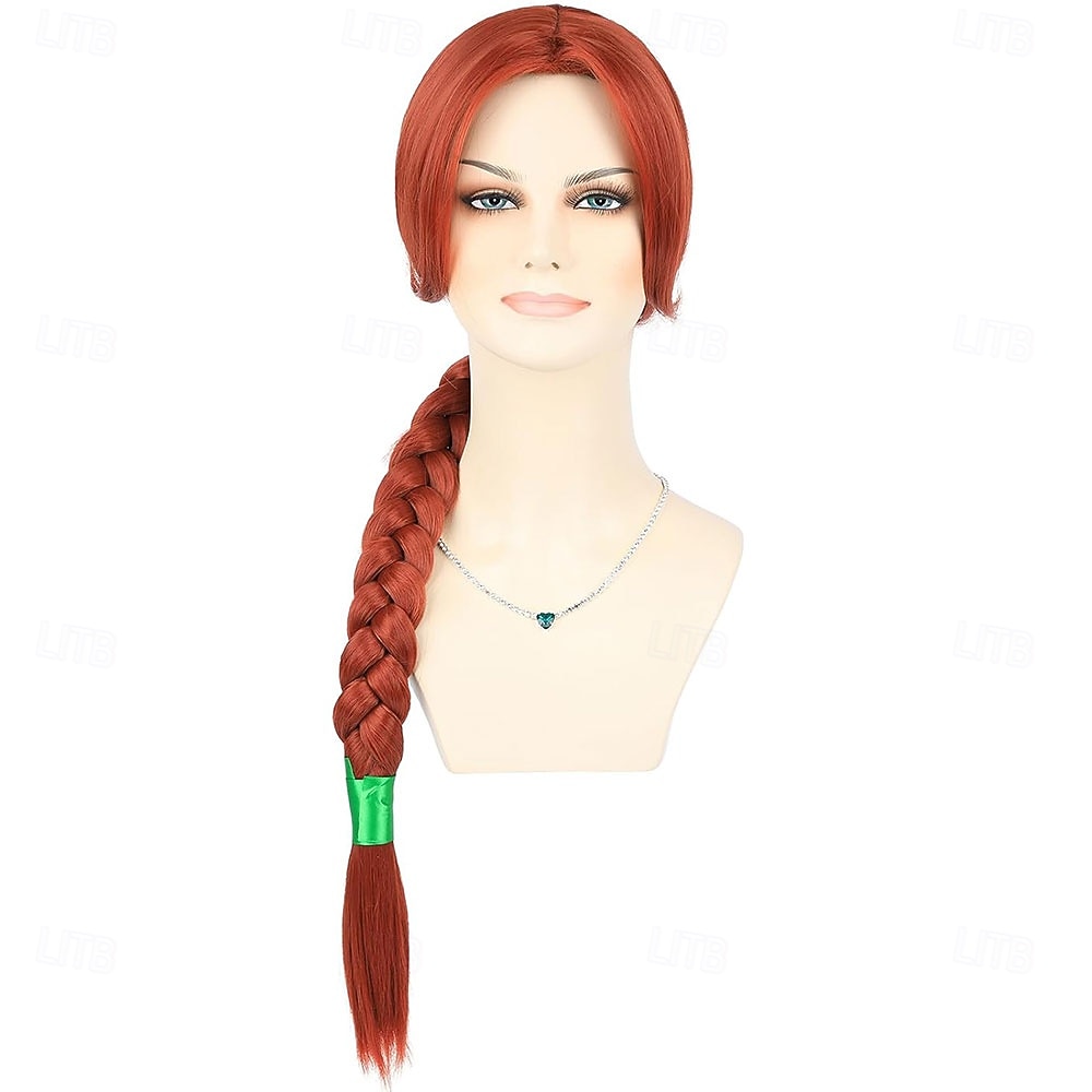 Cosplaypruiken Oranje Recht Synthetisch haar Lang Pruiken Dames Pruiken Voor feest 2026 - $25.99 –P2