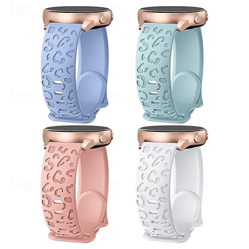 מארז 4 צפו בנד ל Garmin Samsung Amazfit Polar גישה S42 / S40 / S12 GTS 4,4mini, 3,2,2mini, 2e, GTR 42mm, Bip U Pro, U, 3 Pro, 3, S lite, S, lite Watch 8/7/6/5/4 40/44mm, Watch 6 Classic 43mm, Watch 4 2026 - $16.99 –P7