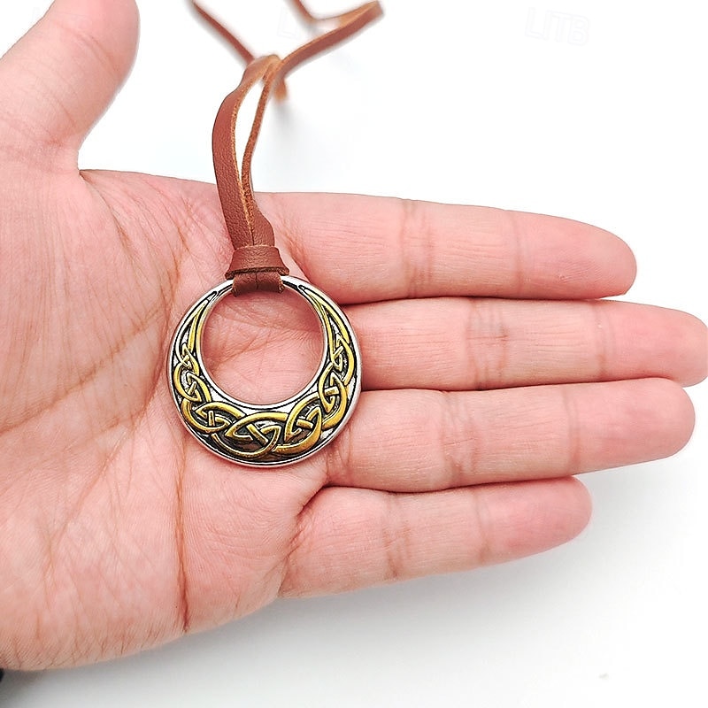Retro Středověké Renesanční Náhrdelník přívěsek Viking Keltský rytíř Maškarní kostým Unisex Keltské předvečer Všech svatých Karneval Párty Ležérní LARP Dospělí Náhrdelníky Celý rok 2025 - $9.99 –P3