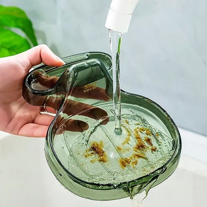 Support de spatule de cuisine multifonction, design de coquille transparente, support de couvercle de casserole, support de planche à découper, repose-cuillère, organisateur de rangement pour de 2025 ? $6.99 –P6