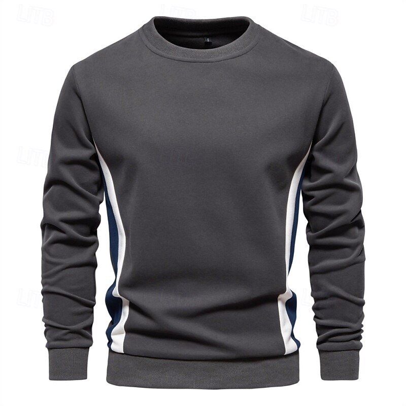 Per uomo Maglia Felpa con cappuccio Maglione Aalbicocca Blu denim Nero Giallo Blu marino Girocollo Semplice Patchwork Blocco di colore Sport & Outdoor Casuale Quotidiano Streetwear Cool Abbigliamento del 2026 a $28.99 –P6