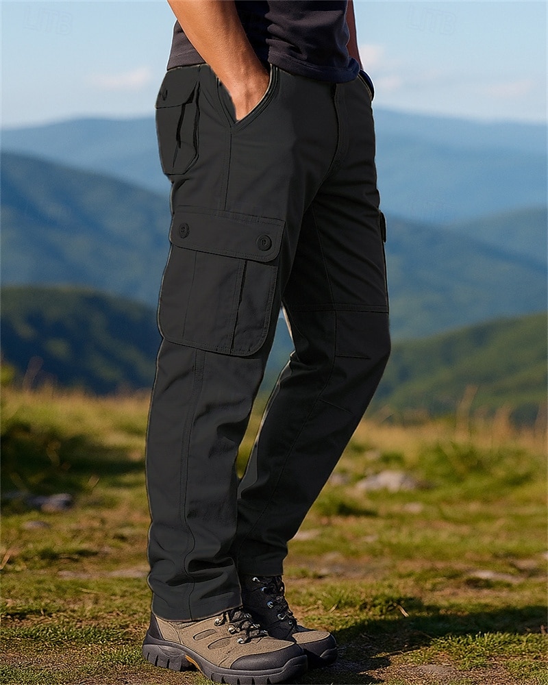 בגדי ריקוד גברים מכנסי קרב מכנסי קרגו מכנסיים לטיולי הליכה אביב סתיו חיצוני רגיל עמיד למים עמיד מכנסיים כיס צהוב צבא שחור כותנה מחנאות וטיולים ציד ריצה S M L XL XXL 2026 - $38.99 –P4