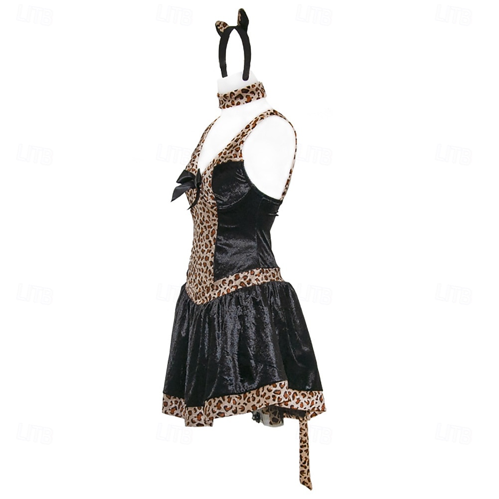 Vestito Costume Cosplay Copricapo Fantasia animale Patinata Costume Sexy Adulti Per donna Halloween Feste Halloween Performance Vestirsi del 2026 a $48.99 –P13