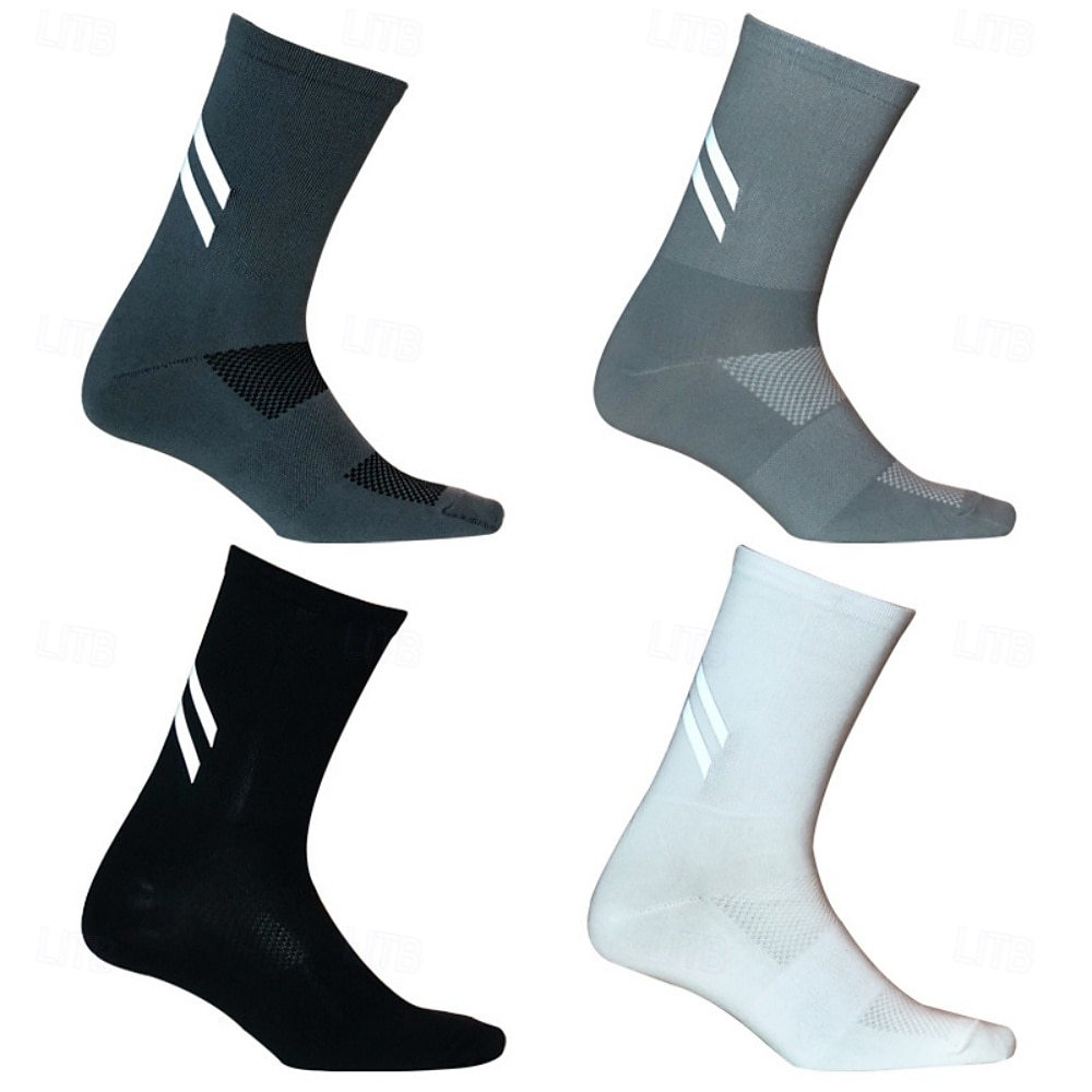 Hombre Calcetines Calcetines Ciclismo Calcetines de bicicleta Calcetines deportivos Calcetines atléticos Camping / Senderismo Senderismo Ejercicio al Aire Libre Bicicleta / Ciclismo Alta elasticidad 2025 - $12.99 –P1